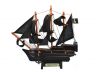 Wooden Ben Franklins Black Prince Model Pirate Ship Christmas Ornament 7 - 1