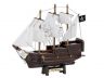 Wooden Calico Jacks The William Model Pirate Ship with White Sails Christmas Ornament 7 - 1