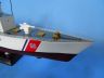 Wooden United States Coast Guard USCG Coastal Patrol Model Boat Limited 18 - 9