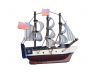 Wooden USS Constitution Tall Model Ship Magnet 4 - 2