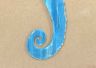 Wooden Rustic Light Blue Wall Mounted Seahorse Decoration 36 - 1
