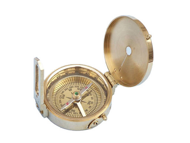 Brass World War II Compass 2.5