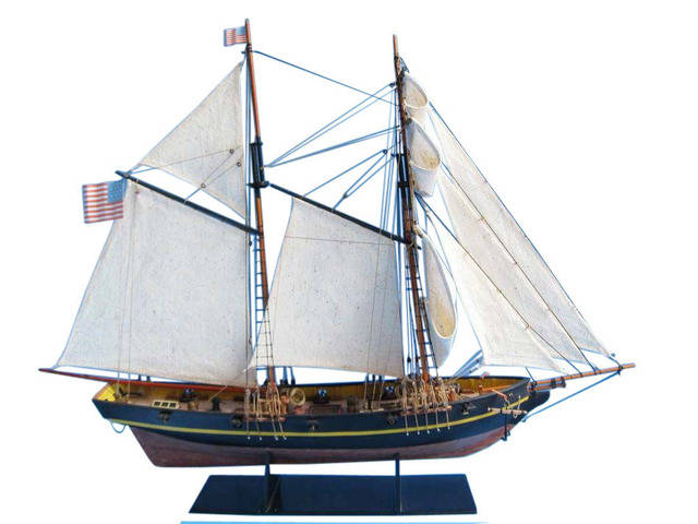 Wooden Dapper Tom Model Ship 24