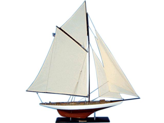 Wooden Columbia Limited Model Sailboat Decoration 45