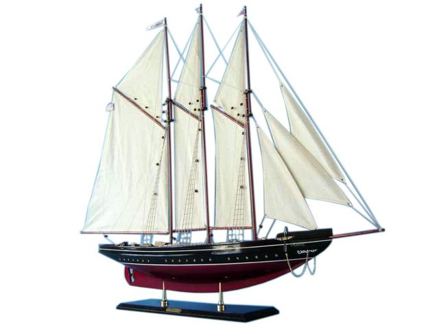 Wooden Atlantic Limited Model Sailboat Decoration 50