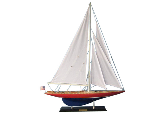 Wooden American Eagle Limited Model Sailboat Decoration 35