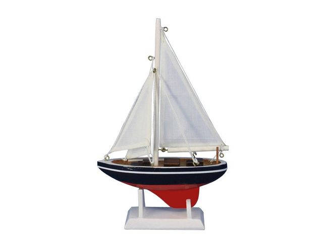 Wooden American Sailer Model Sailboat Decoration 9