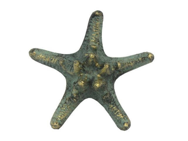 Antique Bronze Cast Iron Decorative Starfish 4.5
