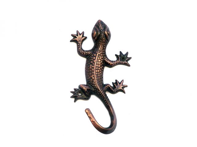 Antique Copper Decorative Lizard Hook 6