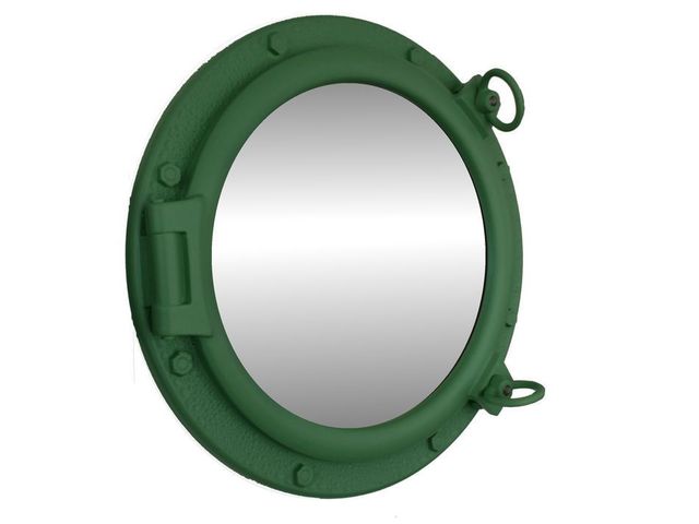 Seafoam Green Decorative Ship Porthole Mirror 20