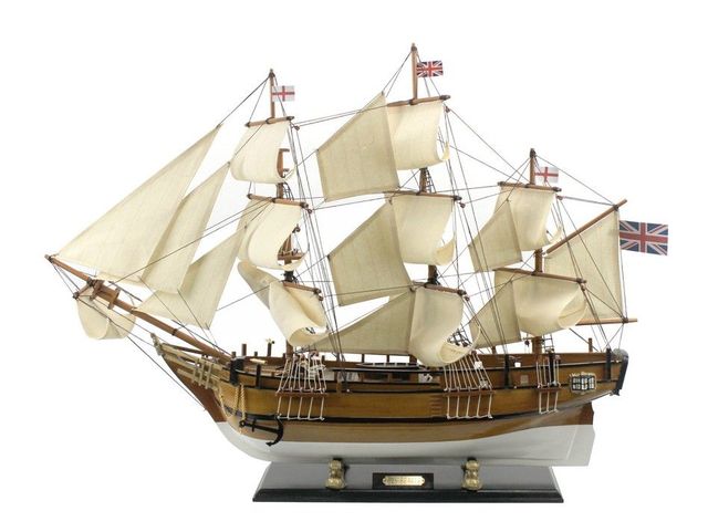 Wooden Charles Darwins HMS Beagle Limited Model Ship 34