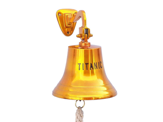 Brass Plated Titanic Ships Bell 15