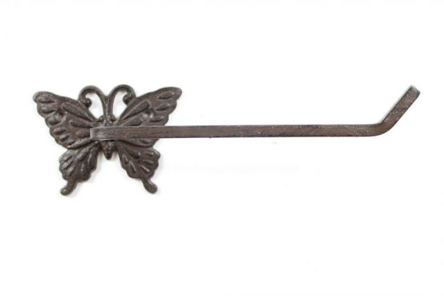 Cast Iron Butterfly Toilet Paper Holder 11