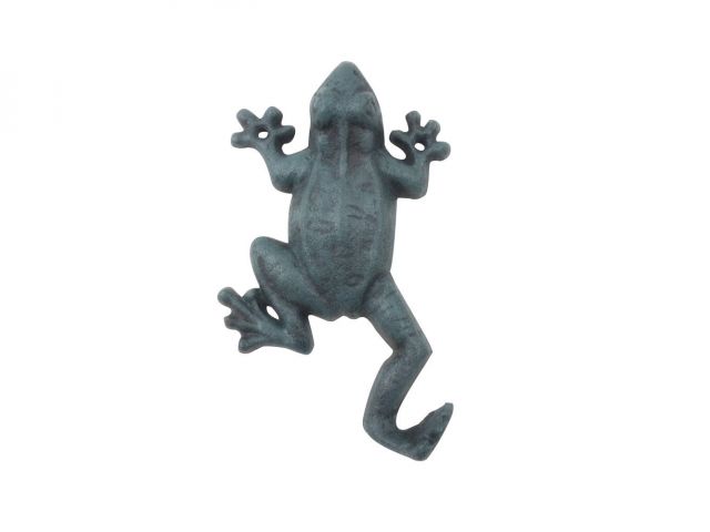 Seaworn Blue Cast Iron Frog Hook 6