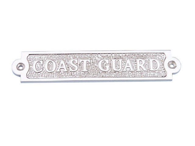 Chrome Coast Guard Sign 6