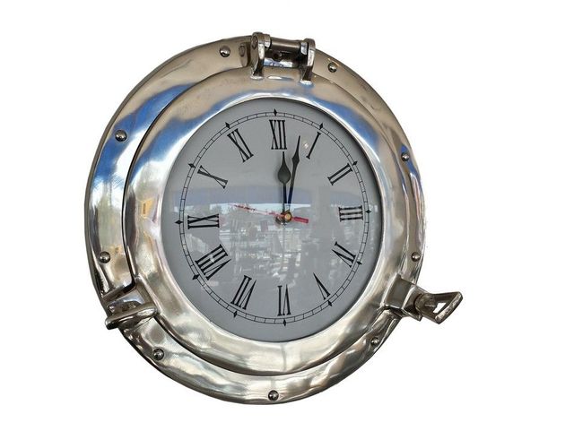 Chrome Decorative Ship Porthole Clock 15