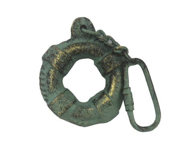 Antique Bronze Cast Iron Lifering Key Chain 5