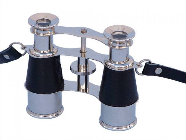 Scouts Chrome and Leather Binoculars 4