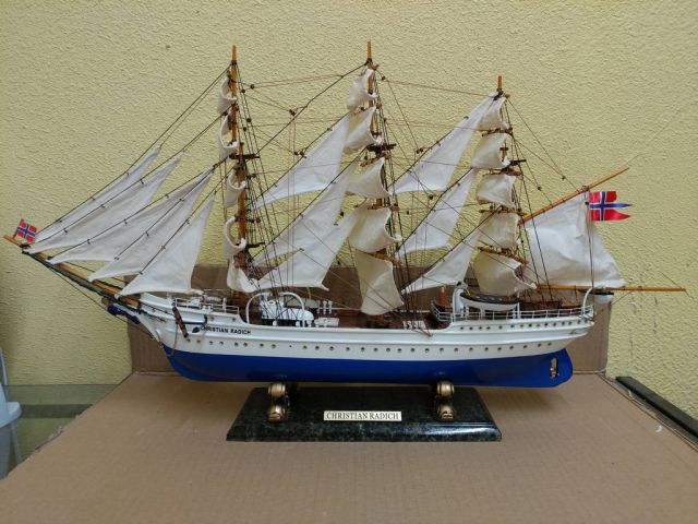 Wooden Christian Radich Limited Model Tall Ship 28