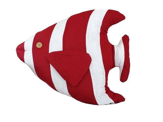 Red Tropical Fish Pillow 18