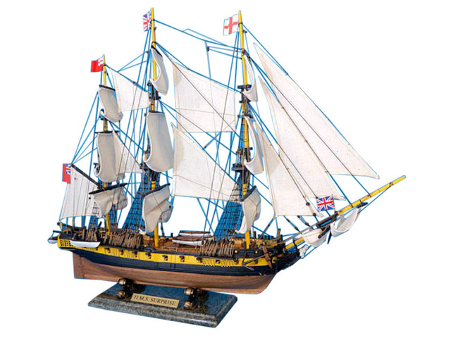 Master And Commander HMS Surprise Wooden Tall Model Ship 30