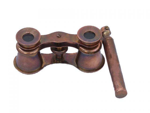 Scouts Antique Copper Binocular With Handle 4