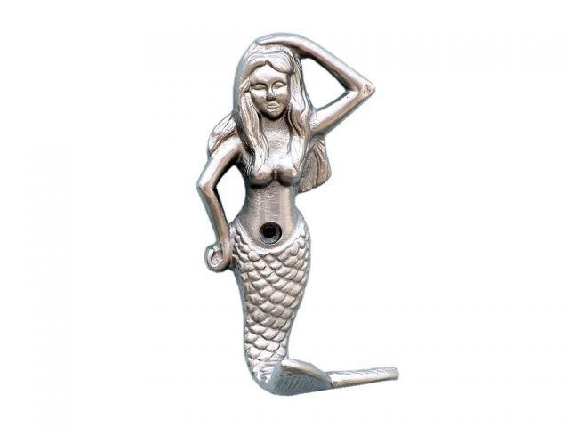 Silver Finish Mermaid Hook 6