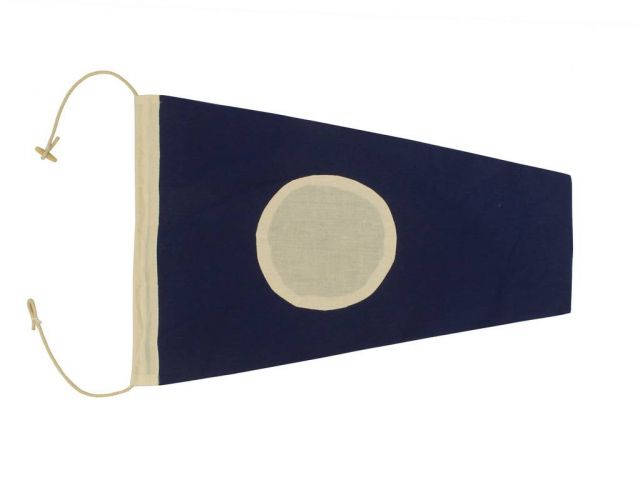 Number 2 - Nautical Cloth Signal Pennant Decoration 20