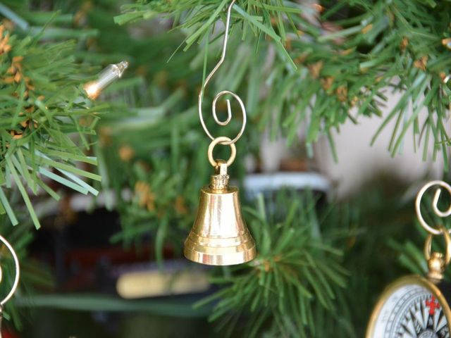 Brass Bell Christmas Tree Ornament