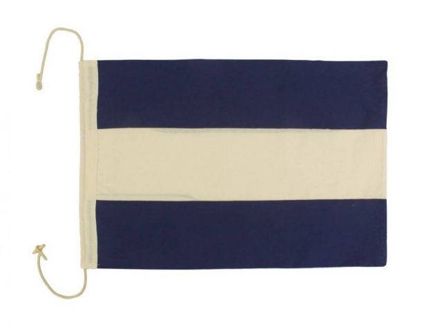 Letter J Cloth Nautical Alphabet Flag Decoration 20
