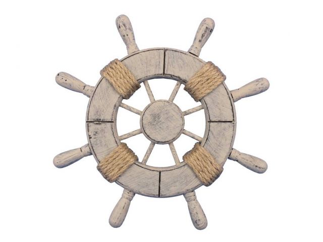 Rustic Decorative Ship Wheel 9