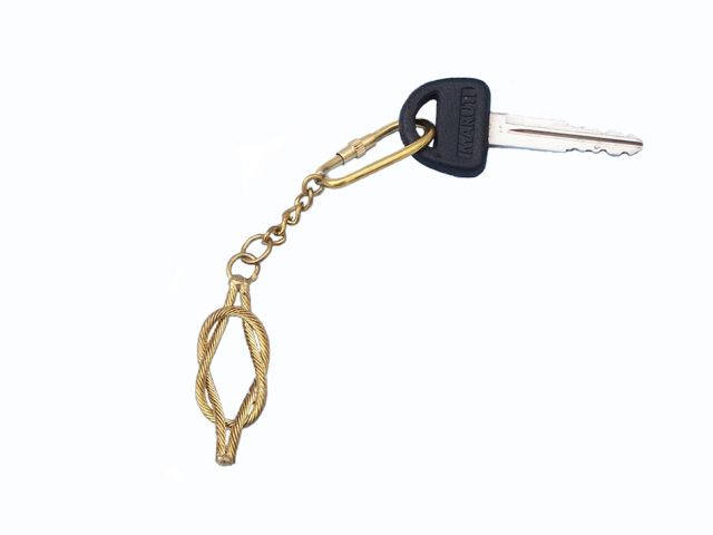 Brass Knot Key Chain 5