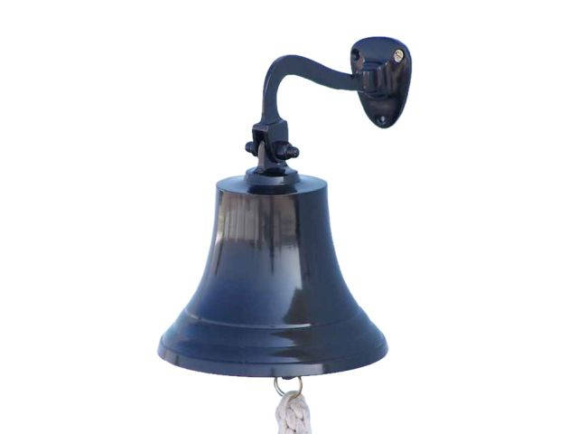 Oil Rubbed Bronze Hanging Ships Bell 9