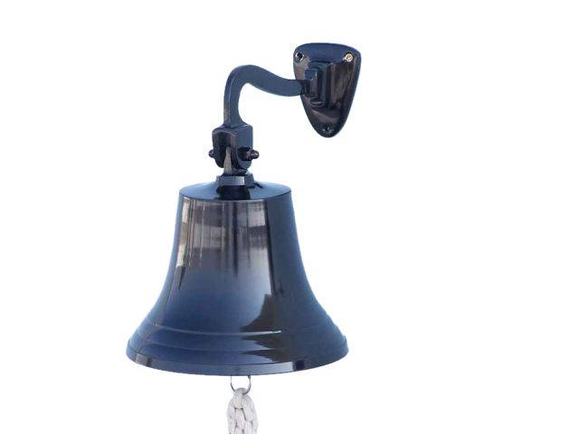 Oil Rubbed Bronze Hanging Ships Bell 11