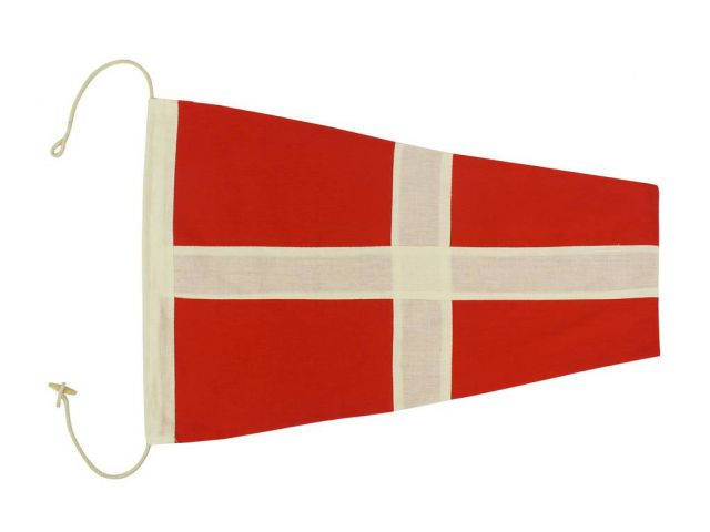 Number 4 - Nautical Cloth Signal Pennant Decoration 20