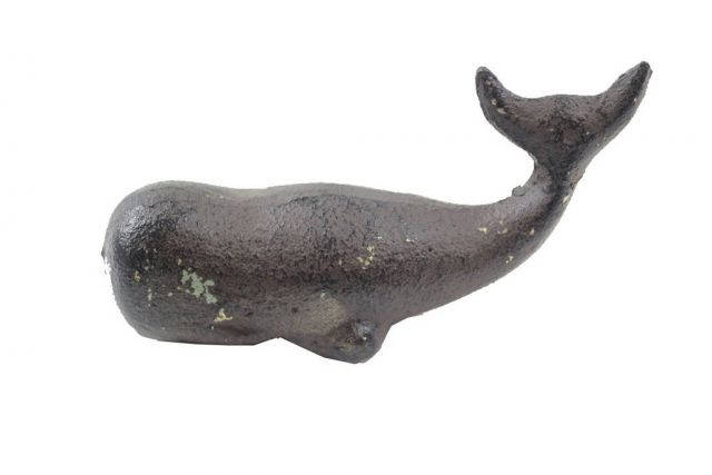 Cast Iron Whale Paperweight 5