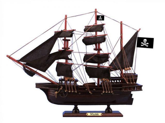 Wooden Whydah Gally Black Sails Pirate Ship Model 15