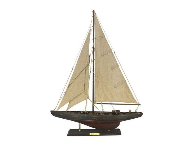 Wooden Rustic Endeavour Limited Model Sailboat Decoration 30