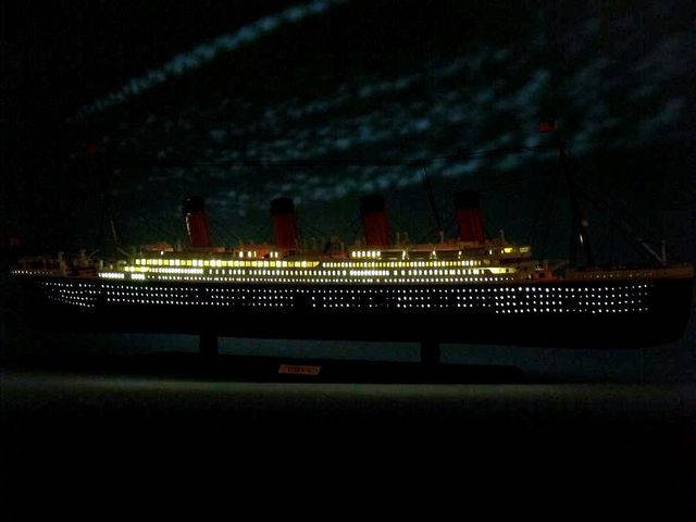Brand New Wood Cruise Ship Museum Quality Cruise Ship RMS Titanic Cruise Ship Replica Sold Fully Assembled Passenger Liner Nautical Decoration White Star Lines RMS Titanic 50 Limited Not a Model Ship Kit 