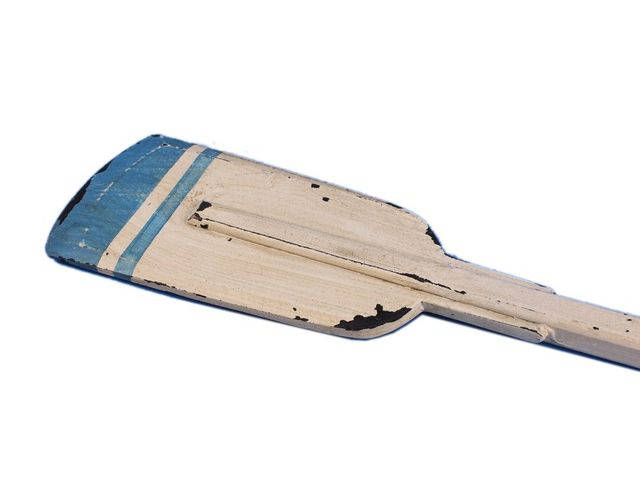 Wooden Huxley Decorative Squared Rowing Boat Oar with Hooks 50