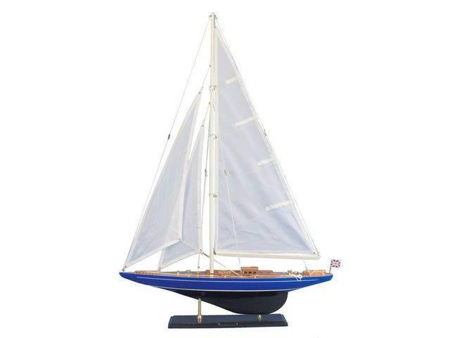Wooden Velsheda Model Sailboat Decoration 35