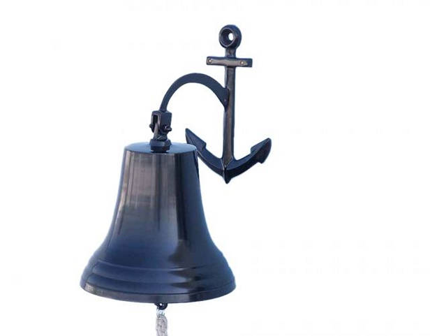 Oil Rubbed Bronze Hanging Anchor Bell 21