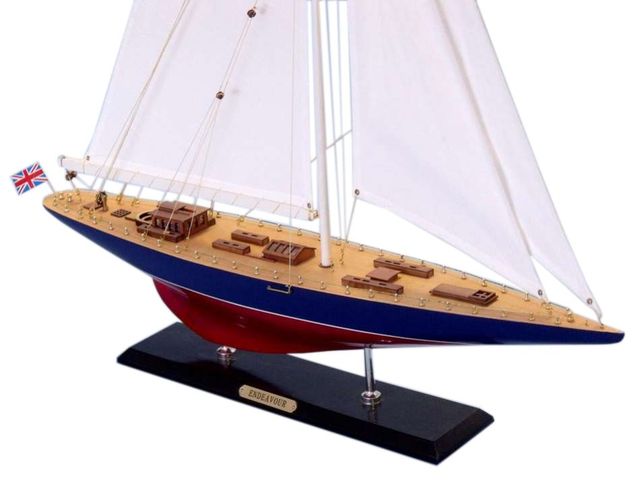 Wooden Endeavour Limited Model Sailboat Decoration 50