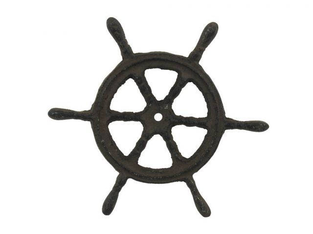 Cast Iron Ship Wheel Trivet 6