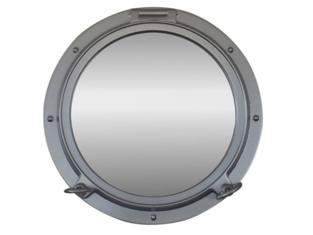 Silver Decorative Ship Porthole Mirror 15