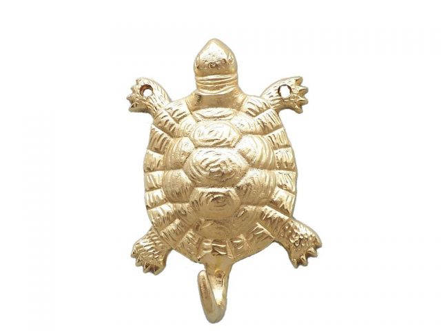 Gold Finish Turtle Hook 6