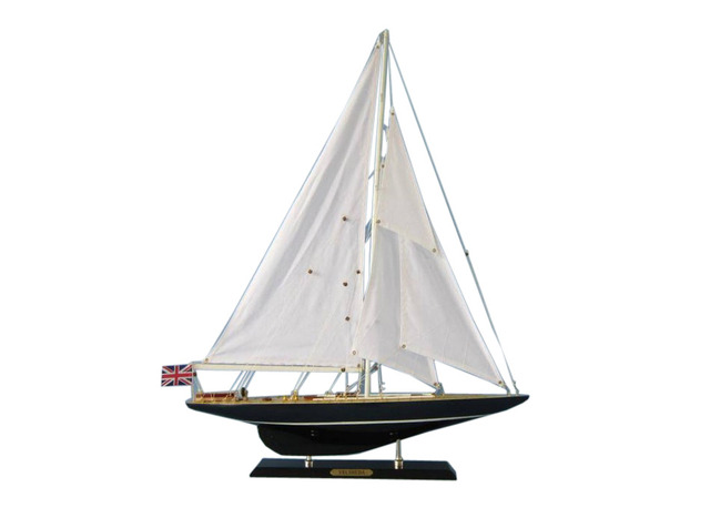 Wooden Velsheda Limited Model Sailboat Decoration 27