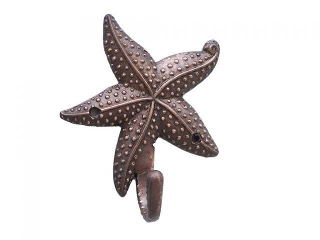 Antique Copper Starfish Hook 5