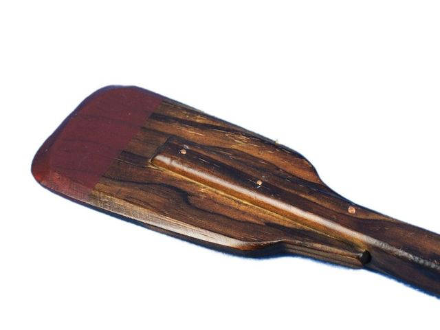 Wooden Lockwood Decorative Squared Rowing Boat Oar w- Hooks 24