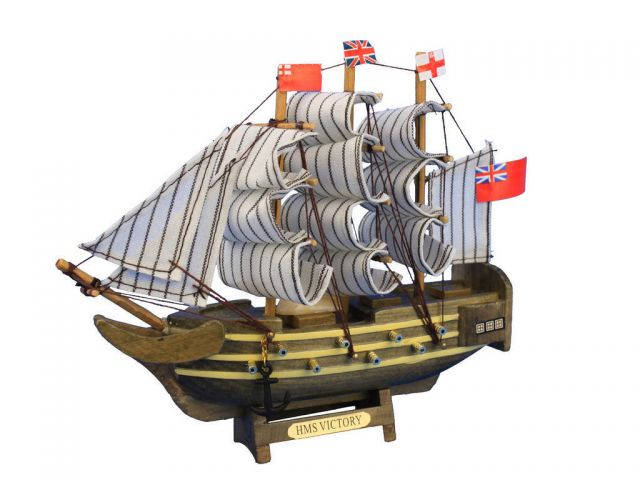 Wooden HMS Victory Tall Model Ship 7